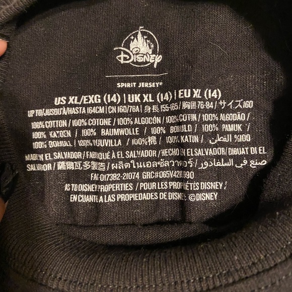 NWT Disney Parks Walt Disney World Halloween Pumpkin Glow in Dark Shirt Size XL - Picture 4 of 5